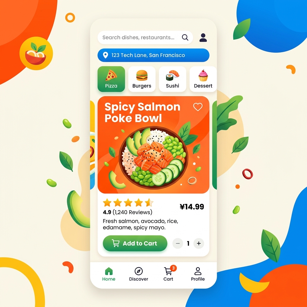 Food Ordering App UI