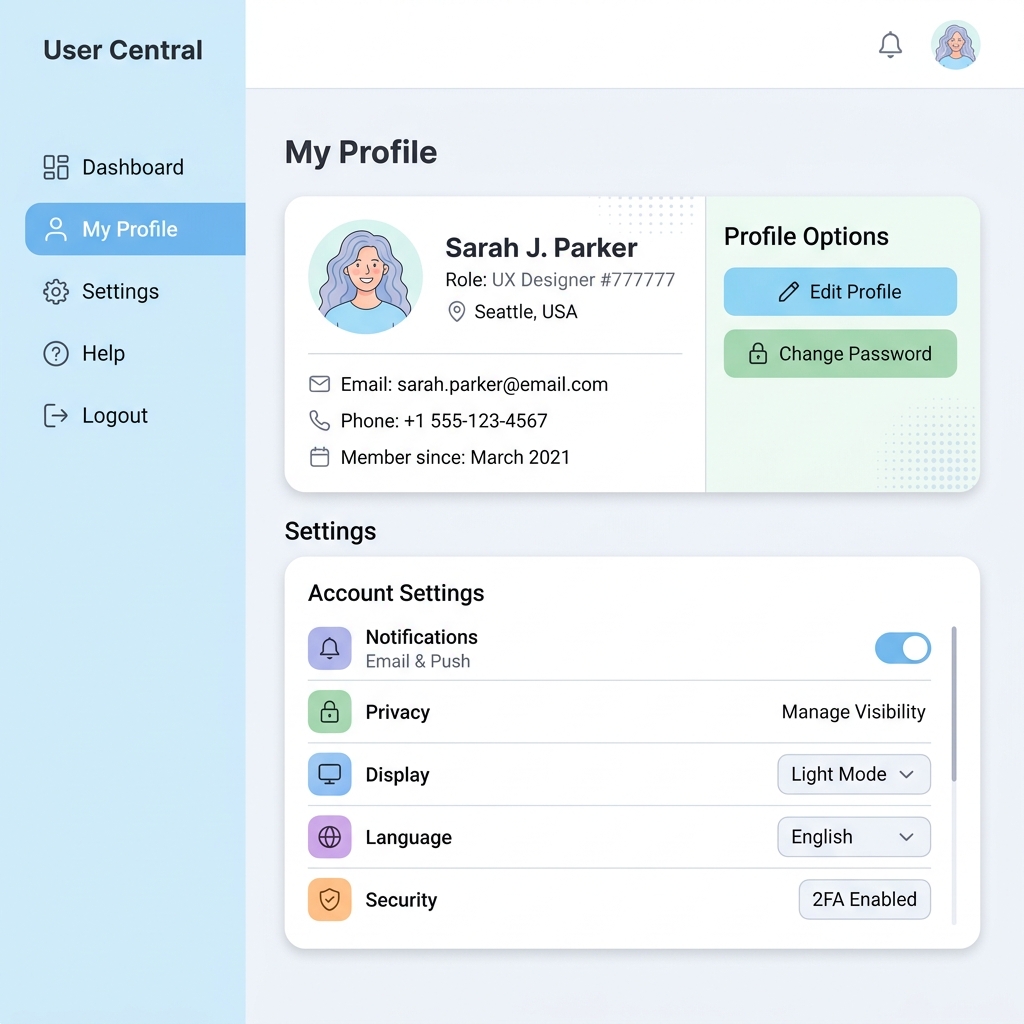 User UI Portal